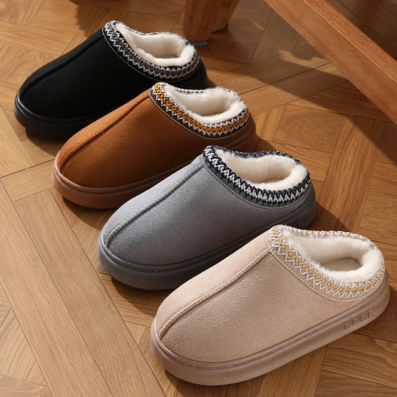 CozyStep Plush Platform Home Slippers