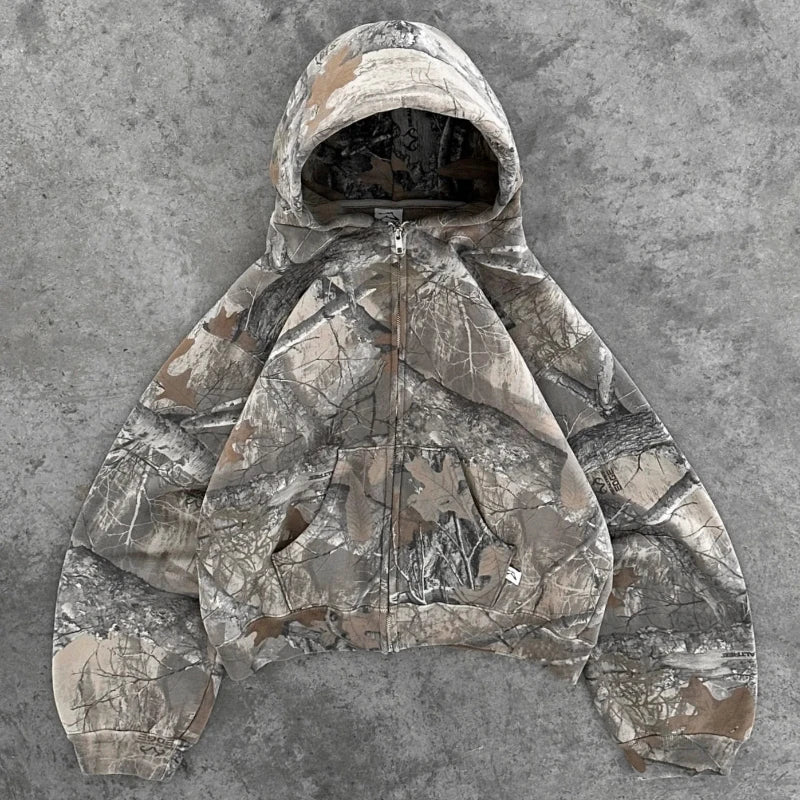 Urban Camo Zip Hoodie
