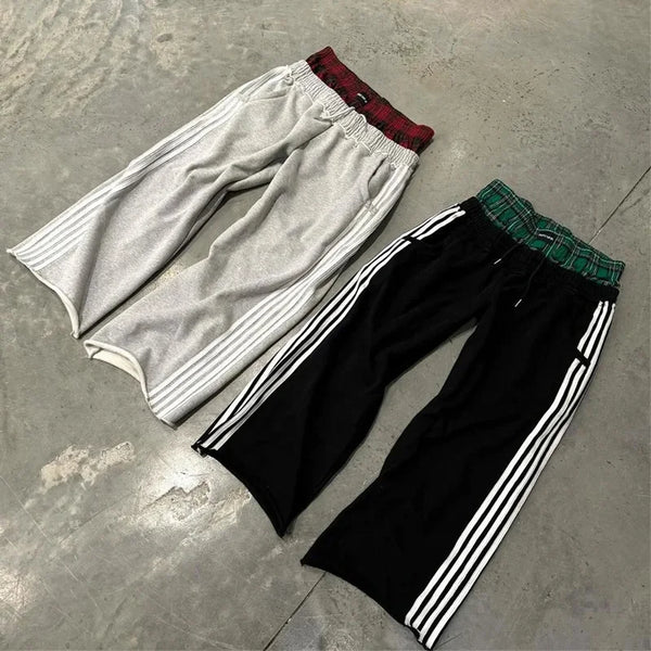 Retro Wide-Leg Streetwear Pants