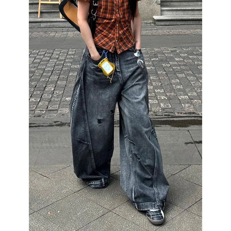 Urban Cargo Black Jeans
